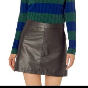 outerwear by phoenix VINTAGE 100% LEATHER SKIRT